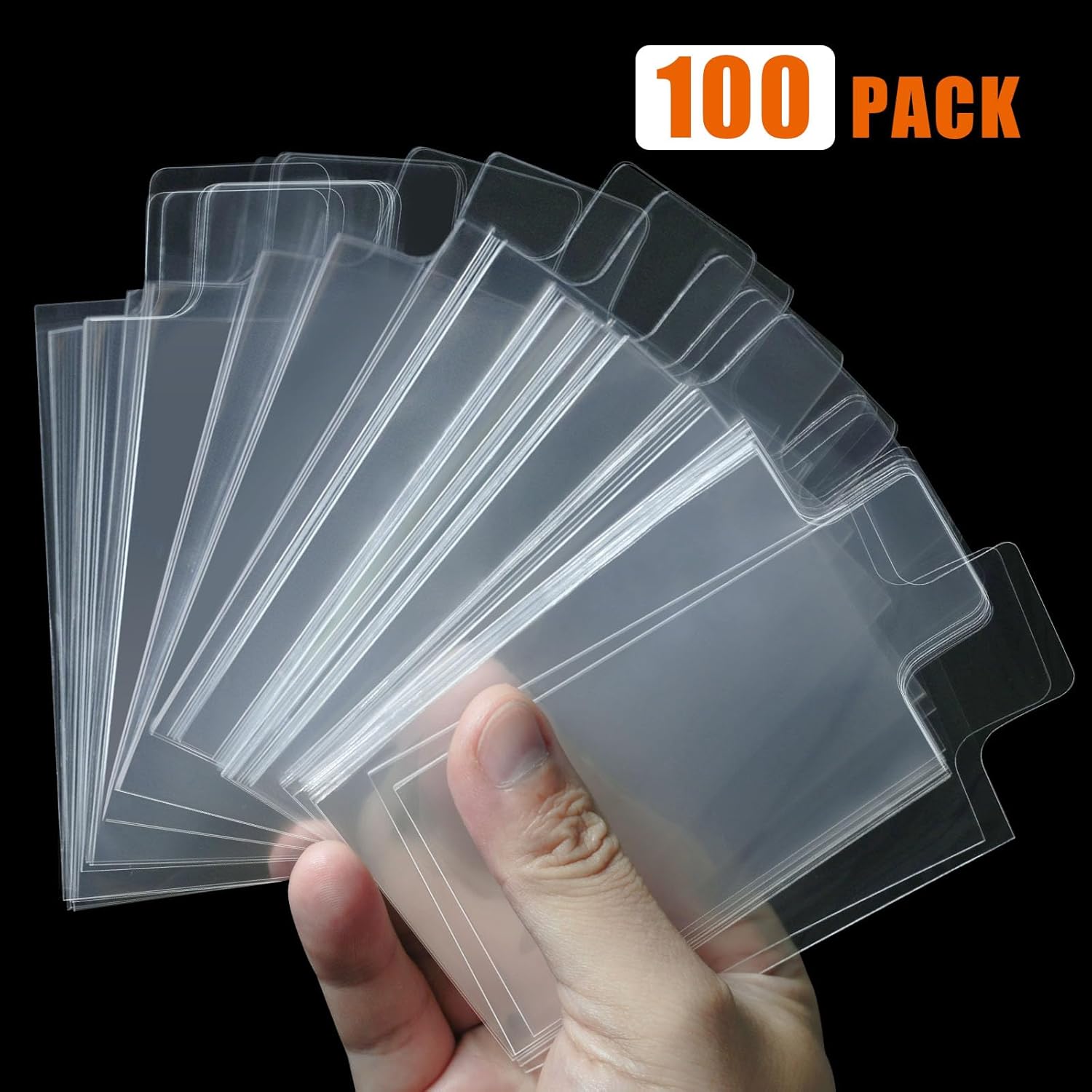 100PCS Clear Protective Sleeves Fit For 35PT-100PT Hard Plastic Card Holder For Pokemon TCG Game Trading Sports Cards Protector
100PCS Clear Protective Sleeves Fit For 35PT-100PT Hard Plastic Card Holder For Pokemon TCG Game Trading Sports Cards Protector