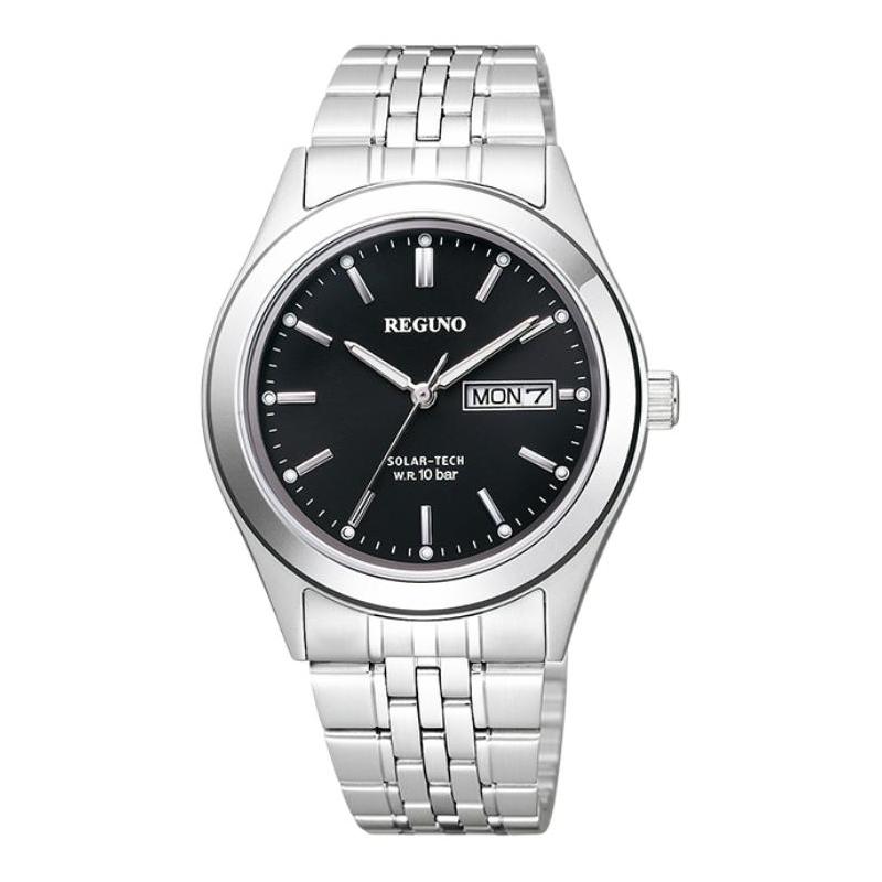 CITIZEN REGUNO series 100 meters waterproof solar Quartz Steel Strap 37.5mm men s watch black dial KM1-113-51 чёрный
CITIZEN REGUNO series 100 meters waterproof solar Quartz Steel Strap 37.5mm men s watch black dial KM1-113-51 чёрный