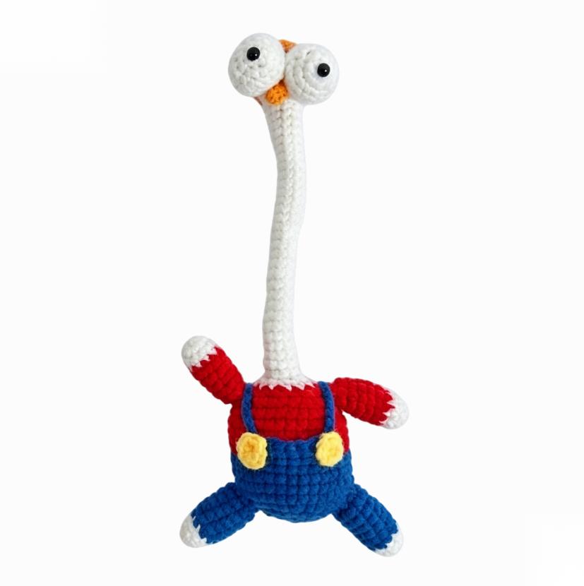 Handmade Crocheted Long Neck Plush Toy Soft Stuffed Animal Decorative Doll Unique Design for Home Office Display or Collectors One Size білий
Handmade Crocheted Long Neck Plush Toy Soft Stuffed Animal Decorative Doll Unique Design for Home Office Display or Collectors One Size білий