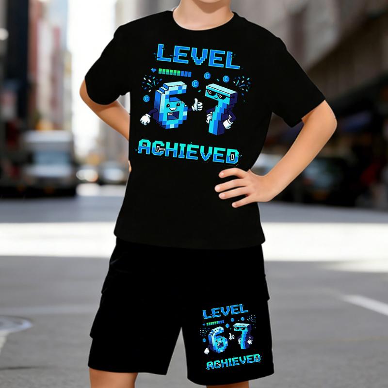 Boys 2 Piece 67 Meme Print Outfit, Short Sleeve T-Shirt and Shorts Set for Kids Age 5-14, White Sporty Casual Summer Clothes 5-6 Years чёрный
Boys 2 Piece 67 Meme Print Outfit, Short Sleeve T-Shirt and Shorts Set for Kids Age 5-14, White Sporty Casual Summer Clothes 5-6 Years чёрный