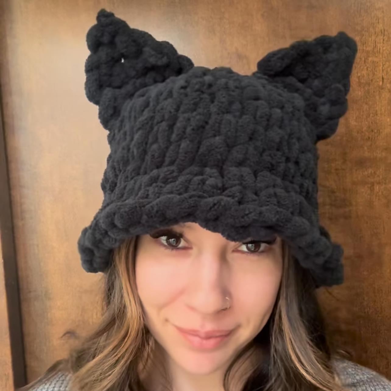 Детская шапка с кисточками в виде забавного большеглазого монстра, связанная крючком вручную Adult 57-59cm
Детская шапка с кисточками в виде забавного большеглазого монстра, связанная крючком вручную Adult 57-59cm