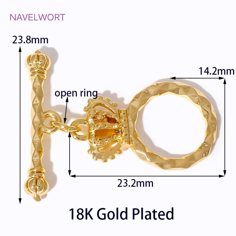 Multi Styles Brass End Beads Toggle Clasps 18K Gold Plated OT Clasps Bracelet Connector Clasps For DIY Jewelry Making Supplies 2 pieces
Multi Styles Brass End Beads Toggle Clasps 18K Gold Plated OT Clasps Bracelet Connector Clasps For DIY Jewelry Making Supplies 2 pieces
