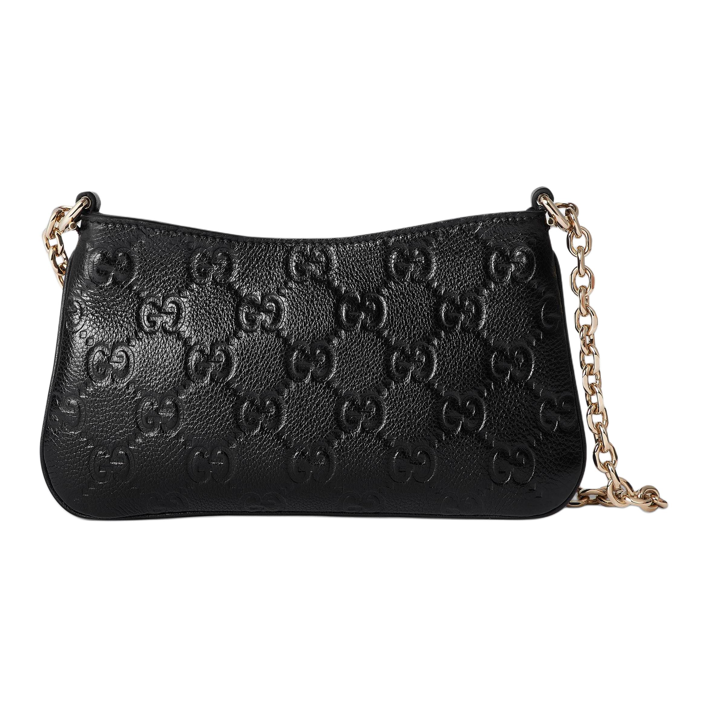 Gucci GG Emblem Logo Embossed Pebbled Leather Mini Crossbody Bag Women bags Black 815278-AAEEM-1000 Basic Set (Bag+Dust Bag)
Gucci GG Emblem Logo Embossed Pebbled Leather Mini Crossbody Bag Women bags Black 815278-AAEEM-1000 Basic Set (Bag+Dust Bag)