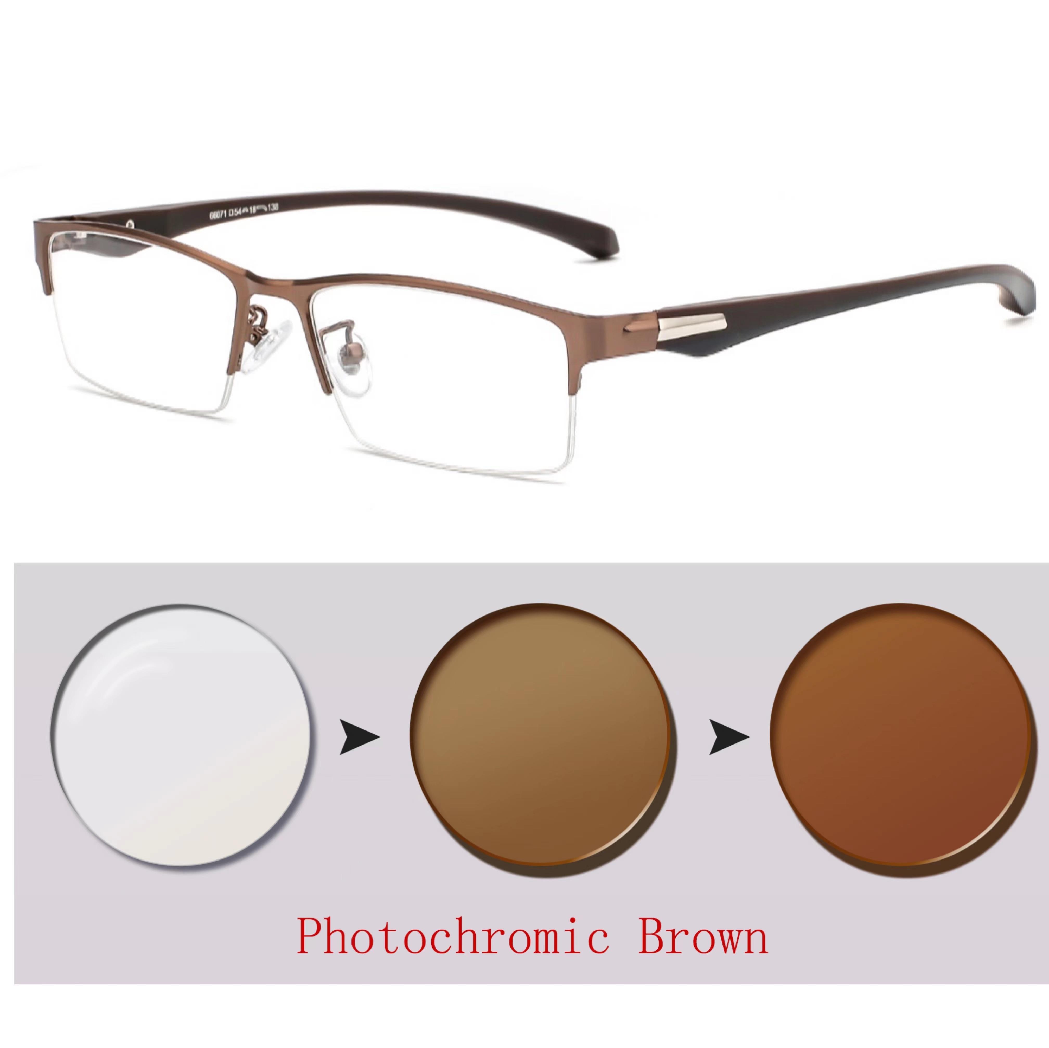 For Men Fashionable Light Color Changing Reading Glasses UV Radiation Distance Vision Protection With Strength 0 +05 +075 +10 +20 Up To +60 +25
For Men Fashionable Light Color Changing Reading Glasses UV Radiation Distance Vision Protection With Strength 0 +05 +075 +10 +20 Up To +60 +25