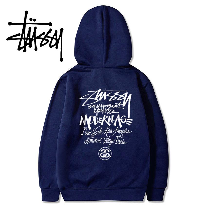 Spring Autumn and Winter Stussy Modernist Logo Printed Men s and Women s Hooded Sweatshirt European Size Plus Size
Spring Autumn and Winter Stussy Modernist Logo Printed Men s and Women s Hooded Sweatshirt European Size Plus Size