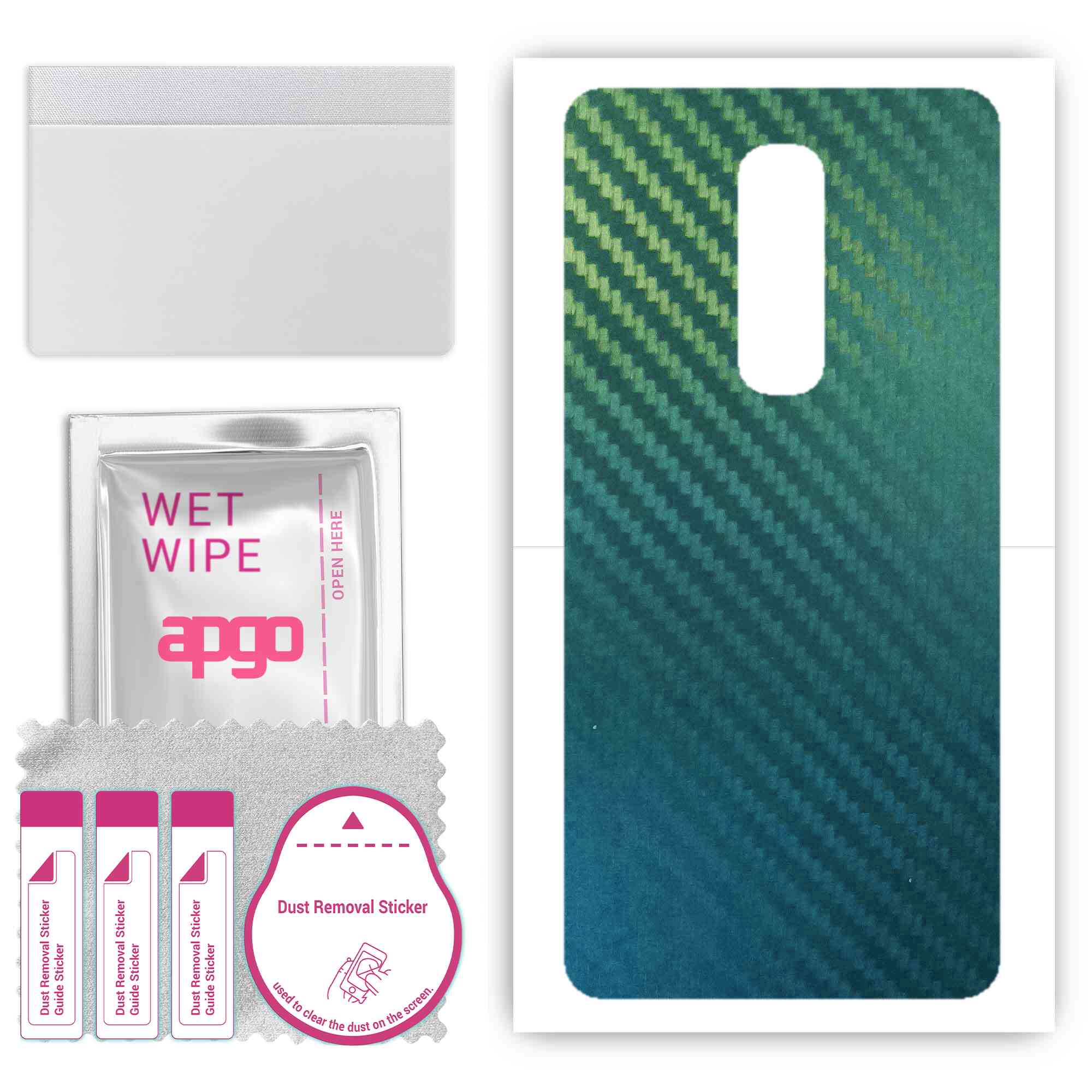 Apgo Protective Skin Sticker для задньої панелі, сумісний з OnePlus 6, Wrap Film, Foil, Vinyl - Pattern Carbon Chameleon CAKA1
Apgo Protective Skin Sticker для задньої панелі, сумісний з OnePlus 6, Wrap Film, Foil, Vinyl - Pattern Carbon Chameleon CAKA1