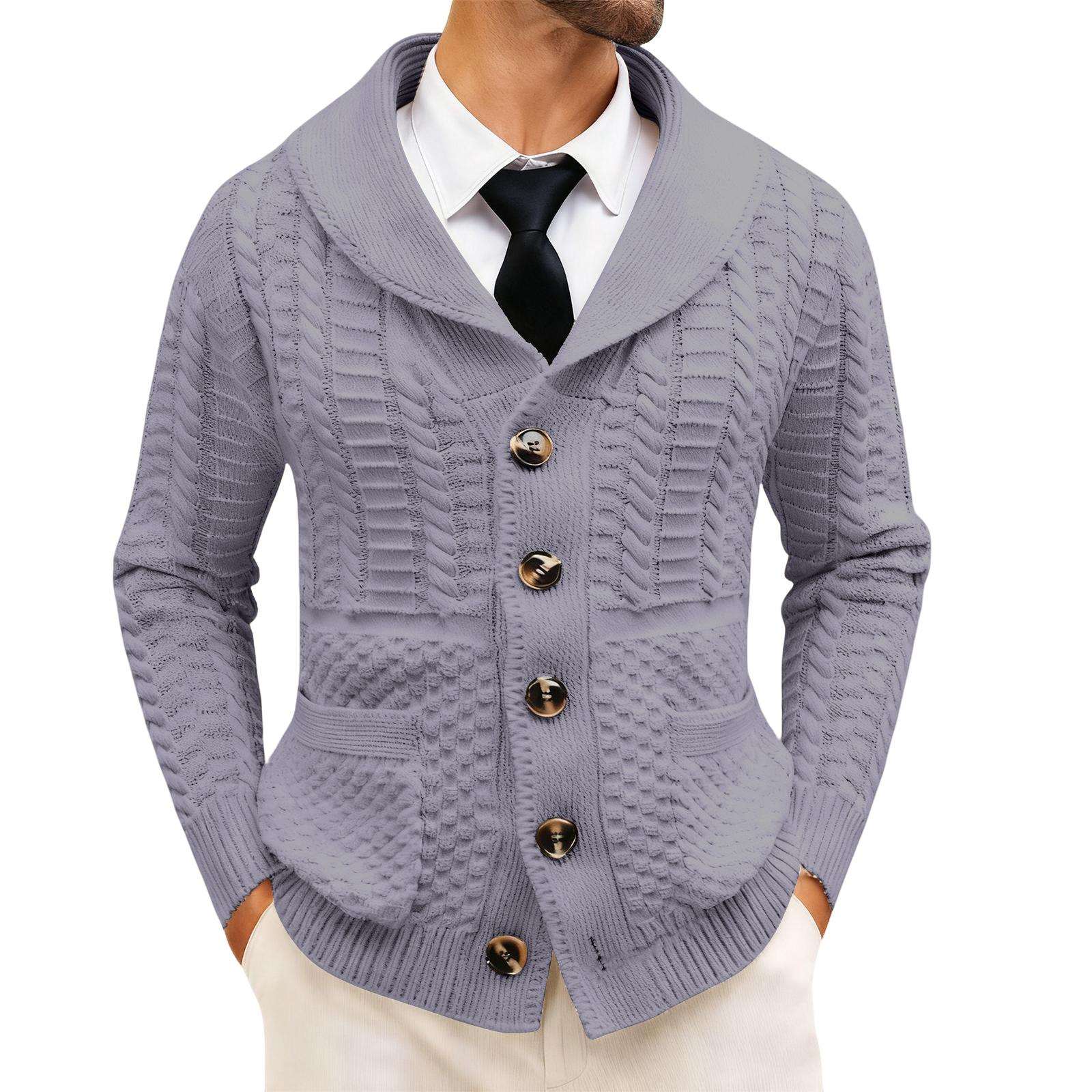 Мужской кардиган с шалевым воротником, вязаный косами, на пуговицах, с длинным рукавом, повседневная зимняя верхняя одежда XL
Мужской кардиган с шалевым воротником, вязаный косами, на пуговицах, с длинным рукавом, повседневная зимняя верхняя одежда XL