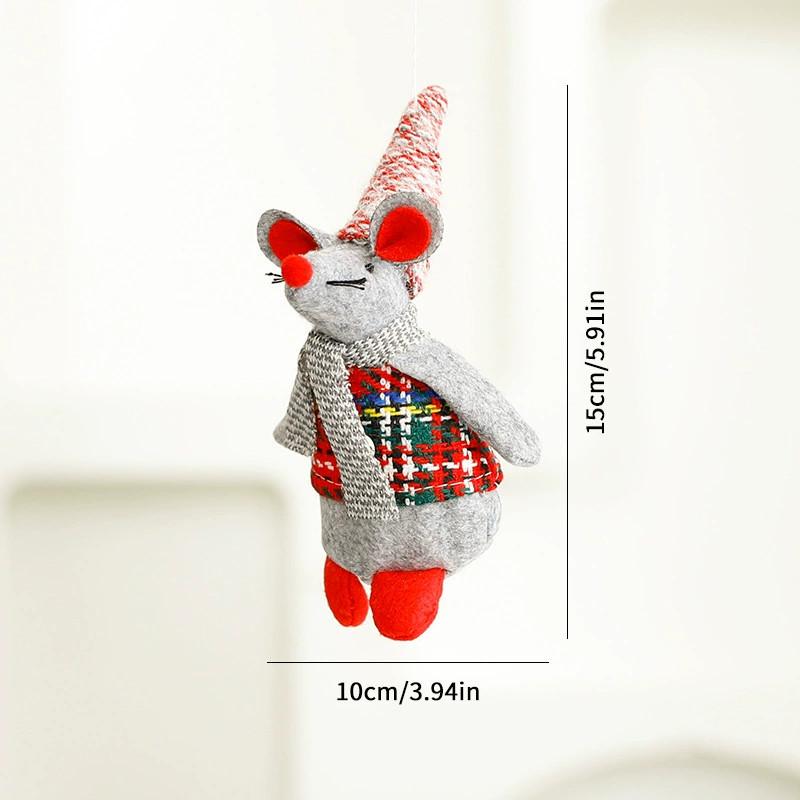 Christmas Mouse Plush Toy With Hanging And Display Features For Holiday Decor сірий колір
Christmas Mouse Plush Toy With Hanging And Display Features For Holiday Decor сірий колір