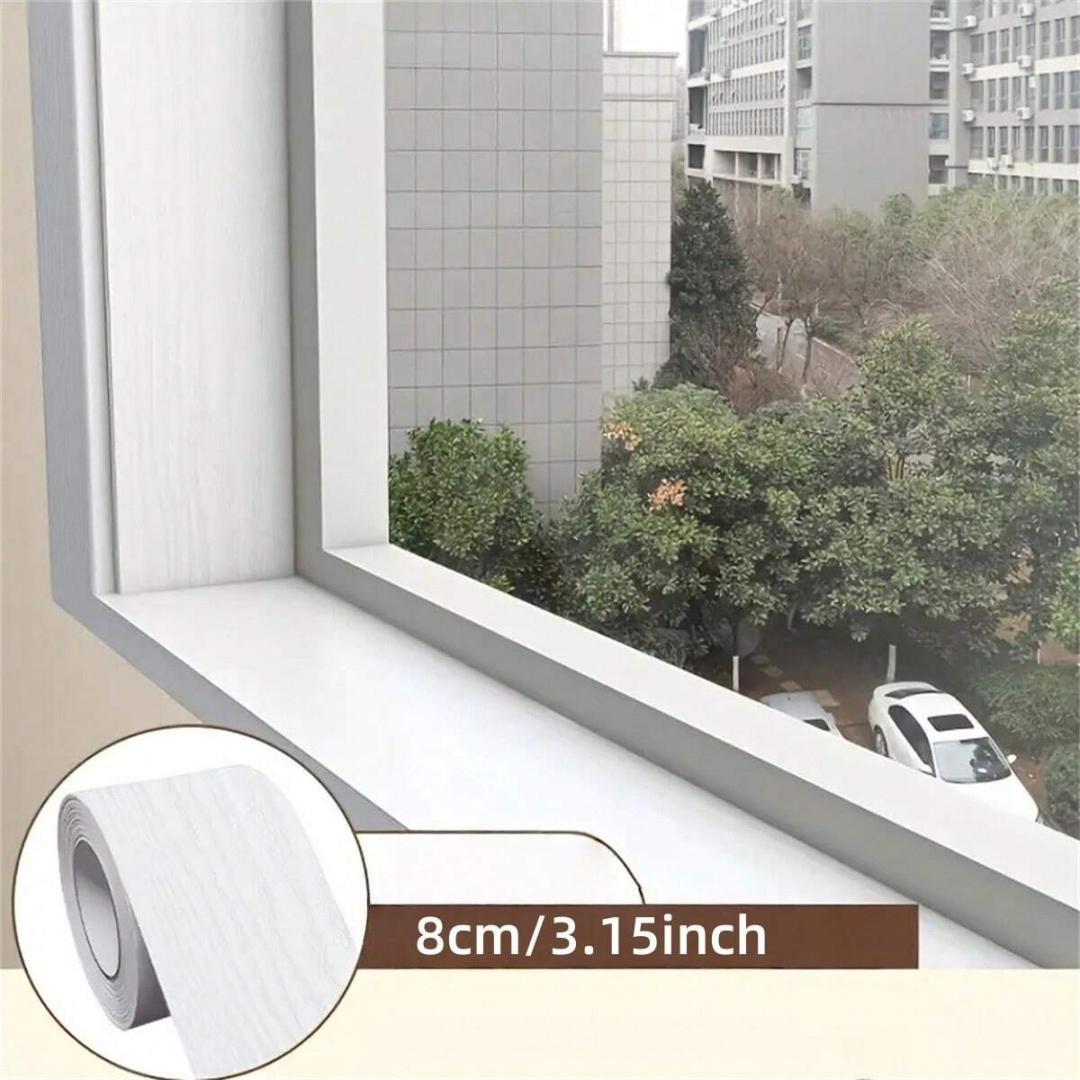 1PC 3.15x196.85inch Peel & Stick Black Wood Grain Skirting Line Wallpaper - Self-Adhesive Border Trim For Doors
1PC 3.15x196.85inch Peel & Stick Black Wood Grain Skirting Line Wallpaper - Self-Adhesive Border Trim For Doors