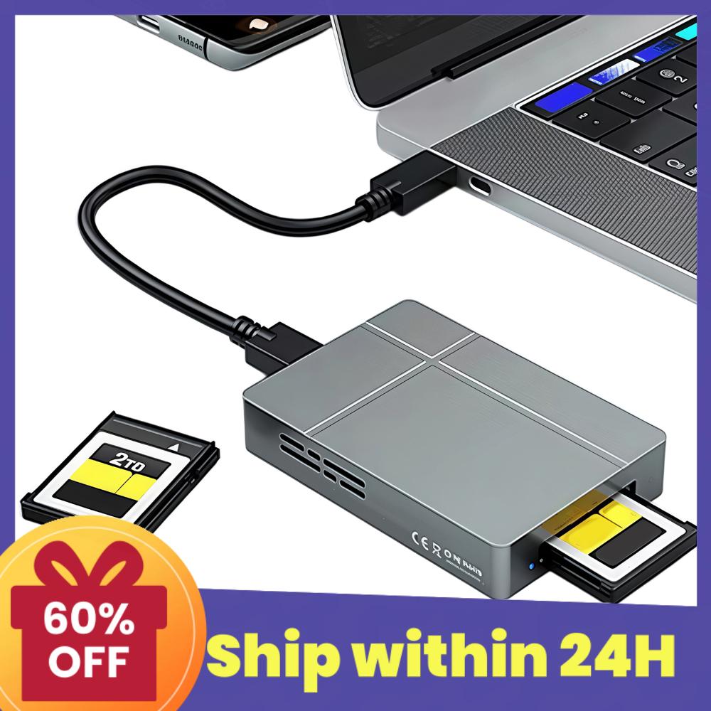 40Gbps High-Speed CFe-B Card Reader USB4.0 CFexpress B Cards Reader Aluminum Case Memory Card Adapter For Android/MacOS/Windows China Mainland
40Gbps High-Speed CFe-B Card Reader USB4.0 CFexpress B Cards Reader Aluminum Case Memory Card Adapter For Android/MacOS/Windows China Mainland