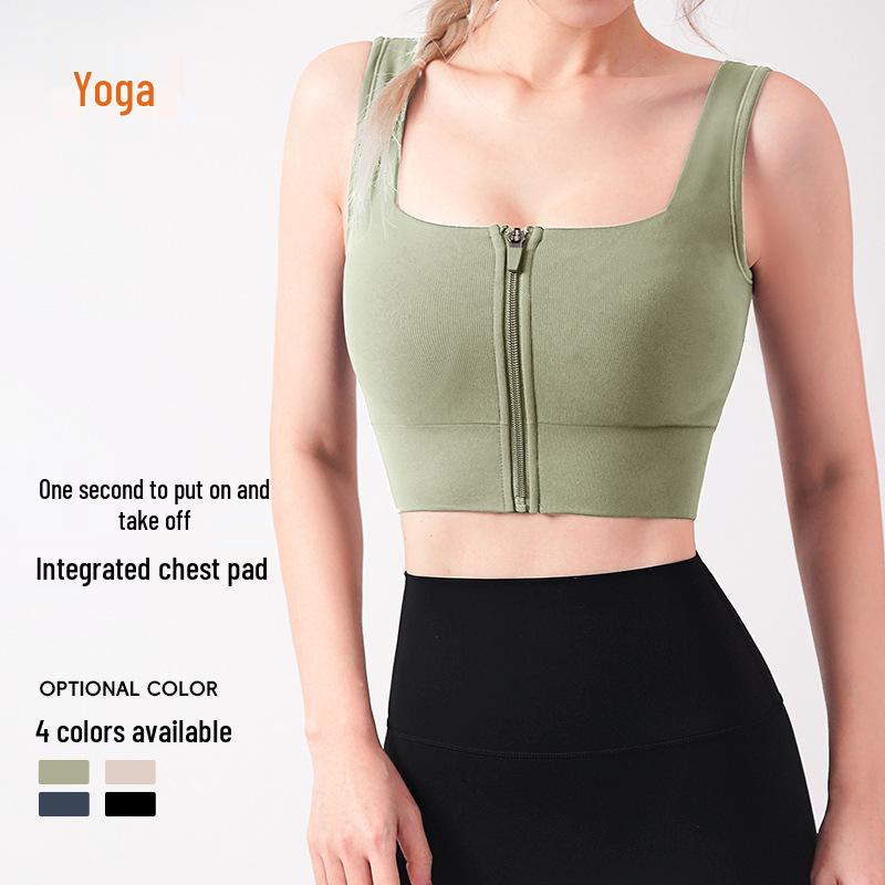 Women s Cross-Border Front Zipper Yoga Vest: Shockproof, Anti-Sagging Sports Bra for Running and Fitness Medium синій
Women s Cross-Border Front Zipper Yoga Vest: Shockproof, Anti-Sagging Sports Bra for Running and Fitness Medium синій