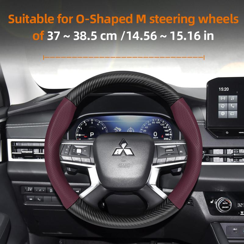 Suitable for Mitsubishi Breathable Leather Matte Carbon Fiber Texture Steering Wheel Cover, Suitable for Outlander Phev Sport Eclipse Cross Mirage
Suitable for Mitsubishi Breathable Leather Matte Carbon Fiber Texture Steering Wheel Cover, Suitable for Outlander Phev Sport Eclipse Cross Mirage