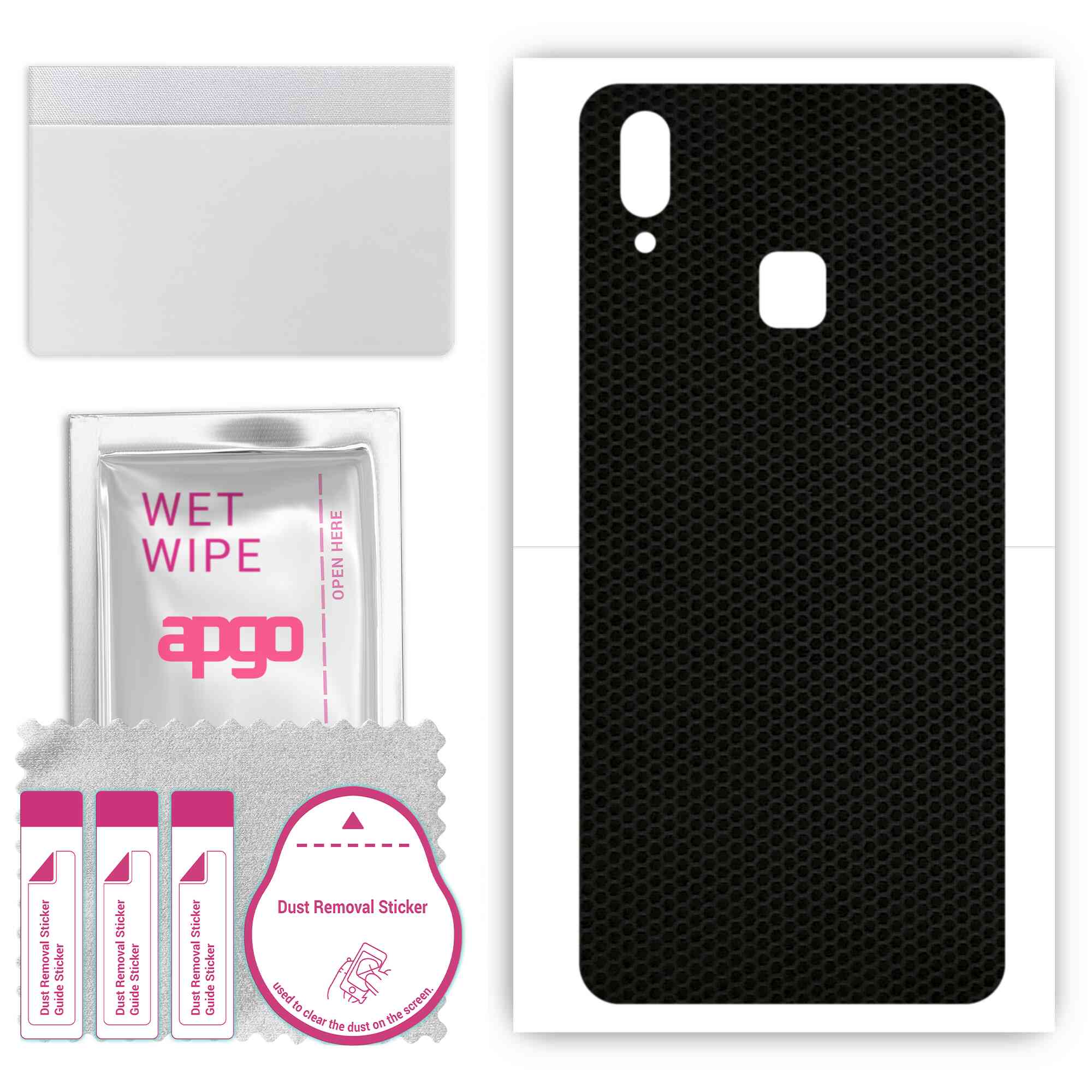 apgo Protective Skin Sticker for the back compatible with vivo Y91i, Wrap Film, Foil, Vinyl - Pattern Matrix
apgo Protective Skin Sticker for the back compatible with vivo Y91i, Wrap Film, Foil, Vinyl - Pattern Matrix