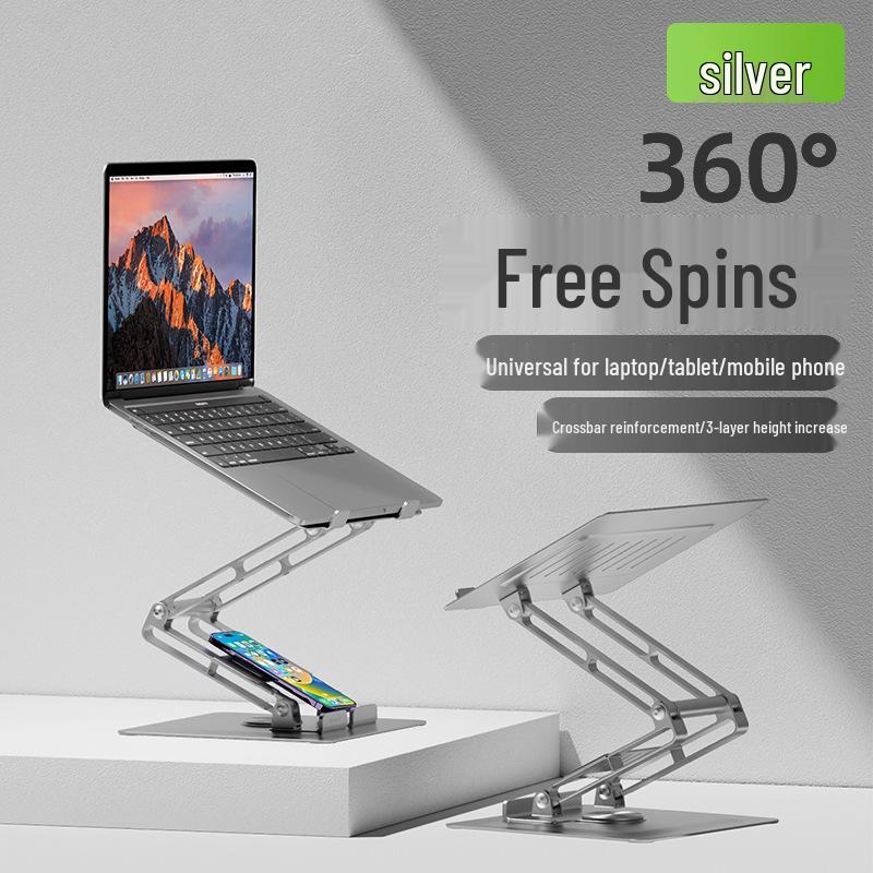MeiQiao Rotatable Laptop Stand: Adjustable Vertical Holder with Heightening, Lifting, and Cooling Features.
MeiQiao Rotatable Laptop Stand: Adjustable Vertical Holder with Heightening, Lifting, and Cooling Features.