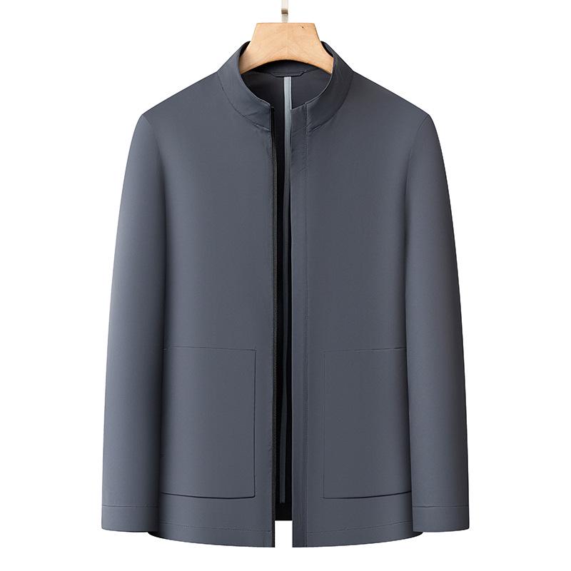 Men s Spring/Autumn Thin Stand Collar Jacket - Middle-aged Business Casual Fashion for Dad 4XL сірий колір
Men s Spring/Autumn Thin Stand Collar Jacket - Middle-aged Business Casual Fashion for Dad 4XL сірий колір