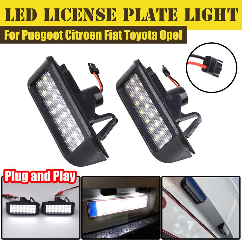 LED Number License Plate 2PC For Citroen Berlingo Jumpy II III Van MPV For Peugeot Expert For Fiat Scudo 2007 For Toyota Proace
LED Number License Plate 2PC For Citroen Berlingo Jumpy II III Van MPV For Peugeot Expert For Fiat Scudo 2007 For Toyota Proace