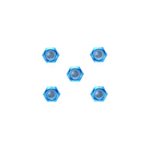 Tamiya Hop Up Options OP.1155 3mm aluminum thin lock nut (blue, 5 pieces) 54155
Tamiya Hop Up Options OP.1155 3mm aluminum thin lock nut (blue, 5 pieces) 54155