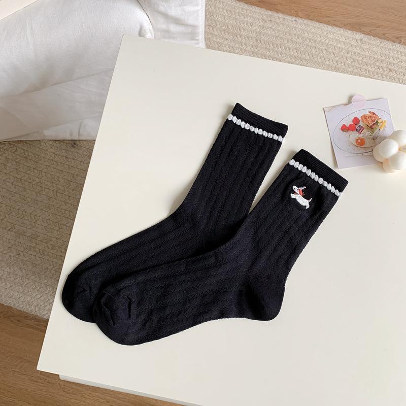 5pair Spring And Summer Cute Socks Women S Mesh Hollow Thin Medium Tube Stacking Socks Cartoon Embroidered Women S Socks One size fits all чорний
5pair Spring And Summer Cute Socks Women S Mesh Hollow Thin Medium Tube Stacking Socks Cartoon Embroidered Women S Socks One size fits all чорний