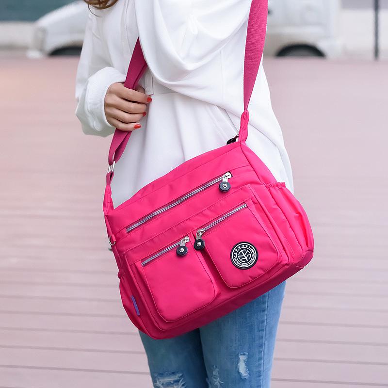 Nylon Multi-Pocket Women s Crossbody Bag - Water-Repellent Fabric, 2026 New Style Single Shoulder Bag Rose Red
Nylon Multi-Pocket Women s Crossbody Bag - Water-Repellent Fabric, 2026 New Style Single Shoulder Bag Rose Red