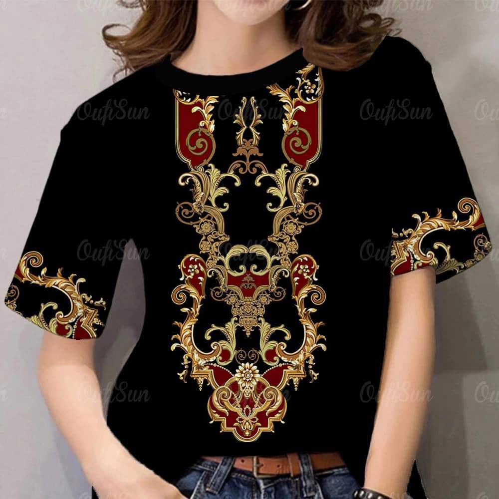 T-shirt - Women s casual printed short sleeved shirt, retro, street style, comfortable XXS
T-shirt - Women s casual printed short sleeved shirt, retro, street style, comfortable XXS