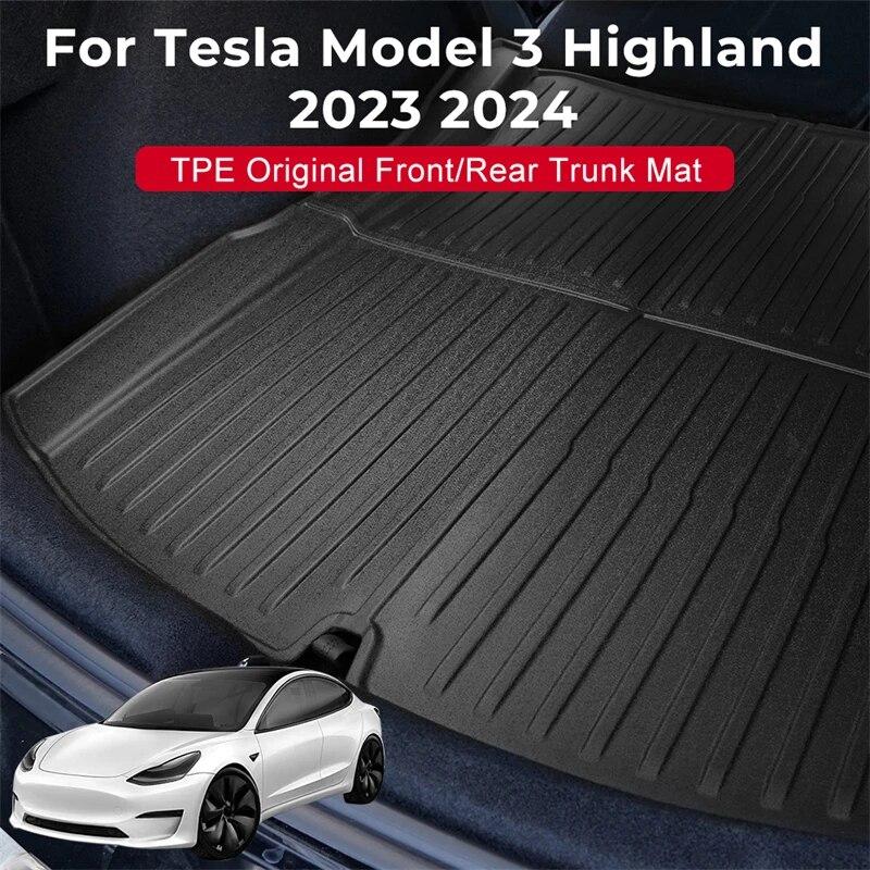 Коврики на багажник для Tesla Model 3 + TPE Piano Key Style New Model3 Highland 2023 2024, передняя и задняя Защитная накладка для хранения багажника Frunk
Коврики на багажник для Tesla Model 3 + TPE Piano Key Style New Model3 Highland 2023 2024, передняя и задняя Защитная накладка для хранения багажника Frunk