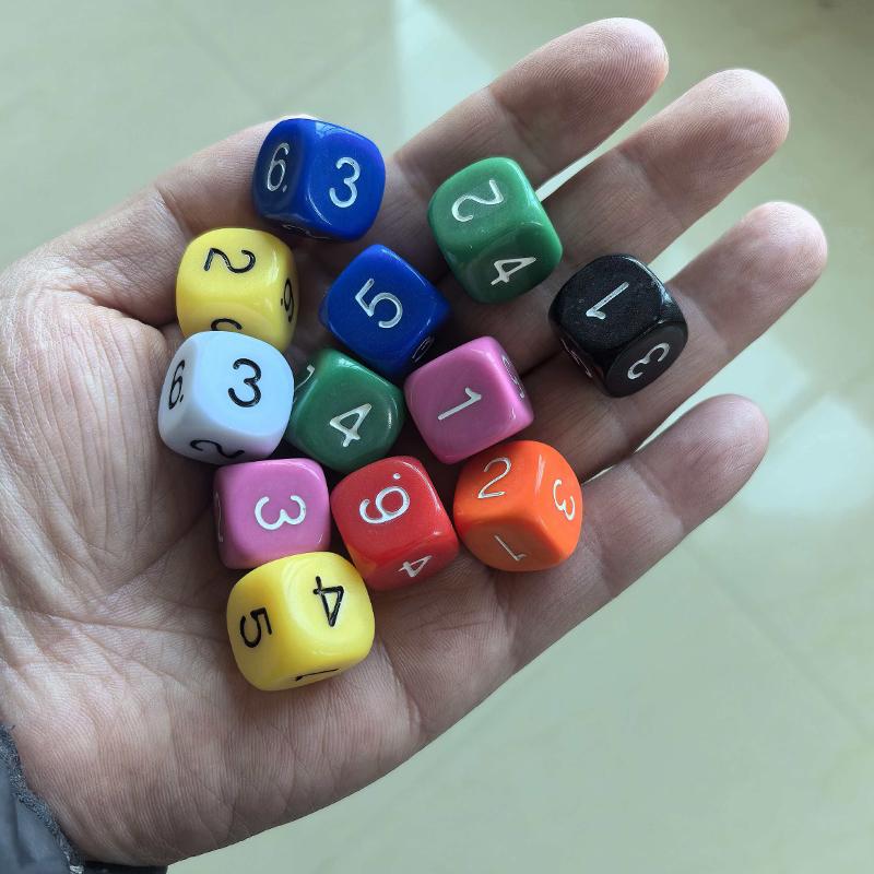 12PCS Acrylic Number Dice 16MM Math Educational Learning Toys Party Supplies Classroom Prizes Board Games Accessories For Kids
12PCS Acrylic Number Dice 16MM Math Educational Learning Toys Party Supplies Classroom Prizes Board Games Accessories For Kids