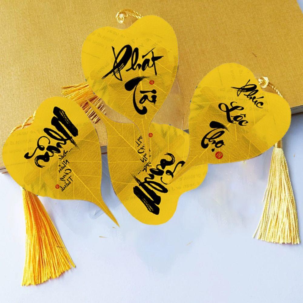 5Pcs DIY Bodhi Leaf Vein Bookmark With Words Bookmark Pendant Southeast Asian Bookmark Home Style 11
5Pcs DIY Bodhi Leaf Vein Bookmark With Words Bookmark Pendant Southeast Asian Bookmark Home Style 11