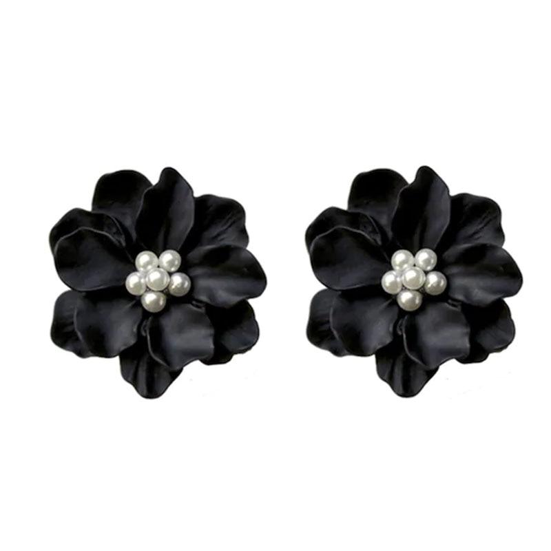 Woman Flower Earrings Ear Stud Earring Party Club Jewelry Accessories чорний
Woman Flower Earrings Ear Stud Earring Party Club Jewelry Accessories чорний
