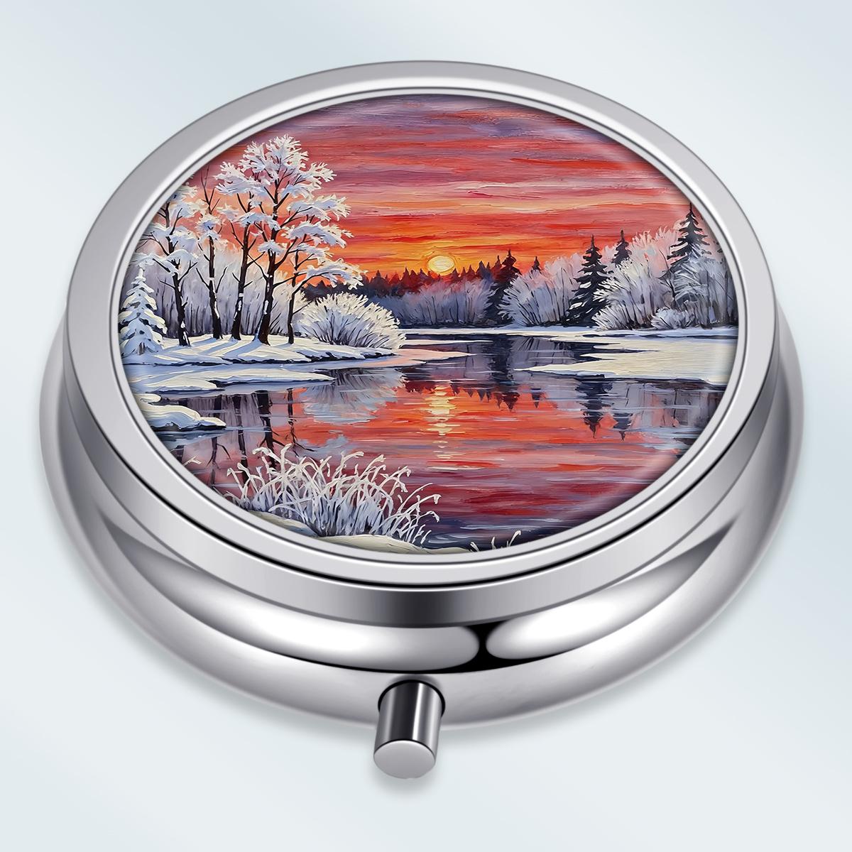 Portable Pill Box with 3 Compartments, Mini Metal Medicine Organizer Case, Cute Printed Pill Container for Vitamins, Pills, Jewelry, Travel, Daily Use різнокольоровий
Portable Pill Box with 3 Compartments, Mini Metal Medicine Organizer Case, Cute Printed Pill Container for Vitamins, Pills, Jewelry, Travel, Daily Use різнокольоровий