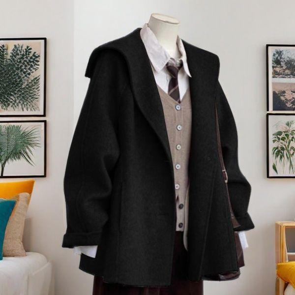 Plus Size New Autumn/Winter Slimming Woolen Short Jacket - Age-Reducing, Loose Fit for Women 4XL (240-300 jin recommended)
Plus Size New Autumn/Winter Slimming Woolen Short Jacket - Age-Reducing, Loose Fit for Women 4XL (240-300 jin recommended)