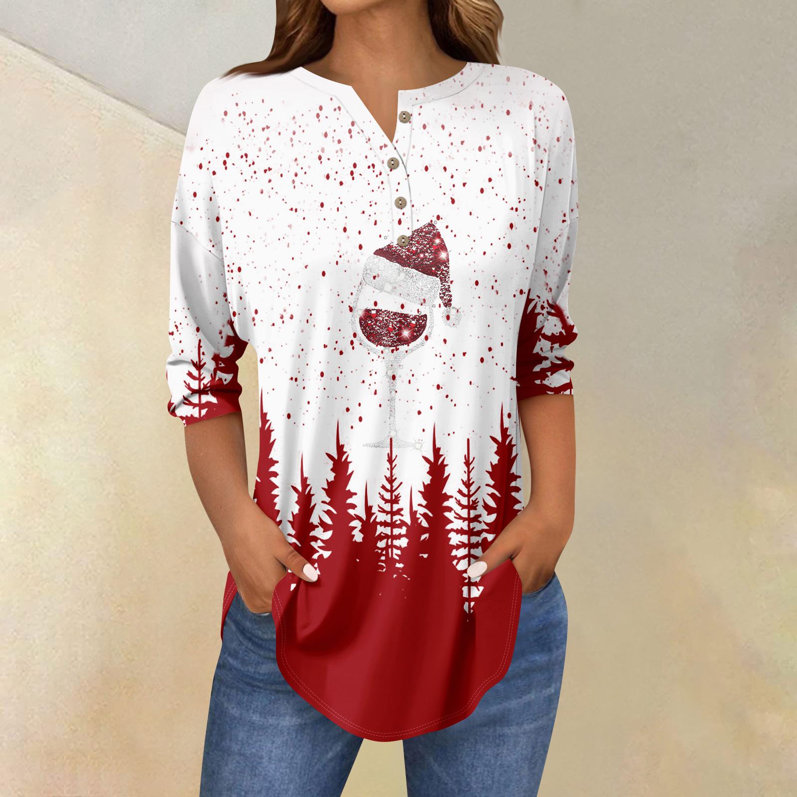 Tee Shirts For Women Fall Casual 3/4 Long Sleeve Button Shirts Sweatshirt Vintage Top Pullover XL красный
Tee Shirts For Women Fall Casual 3/4 Long Sleeve Button Shirts Sweatshirt Vintage Top Pullover XL красный