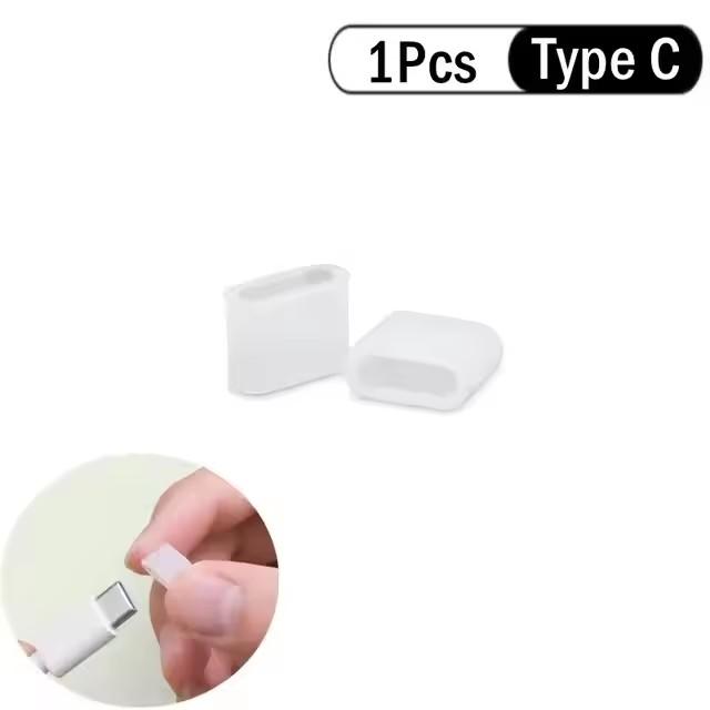 Soft Silicone Transparent Type Cable Dust Cover with Rope USB C Charging Port Protective Cover Cap Anti Dust Protector
Soft Silicone Transparent Type Cable Dust Cover with Rope USB C Charging Port Protective Cover Cap Anti Dust Protector