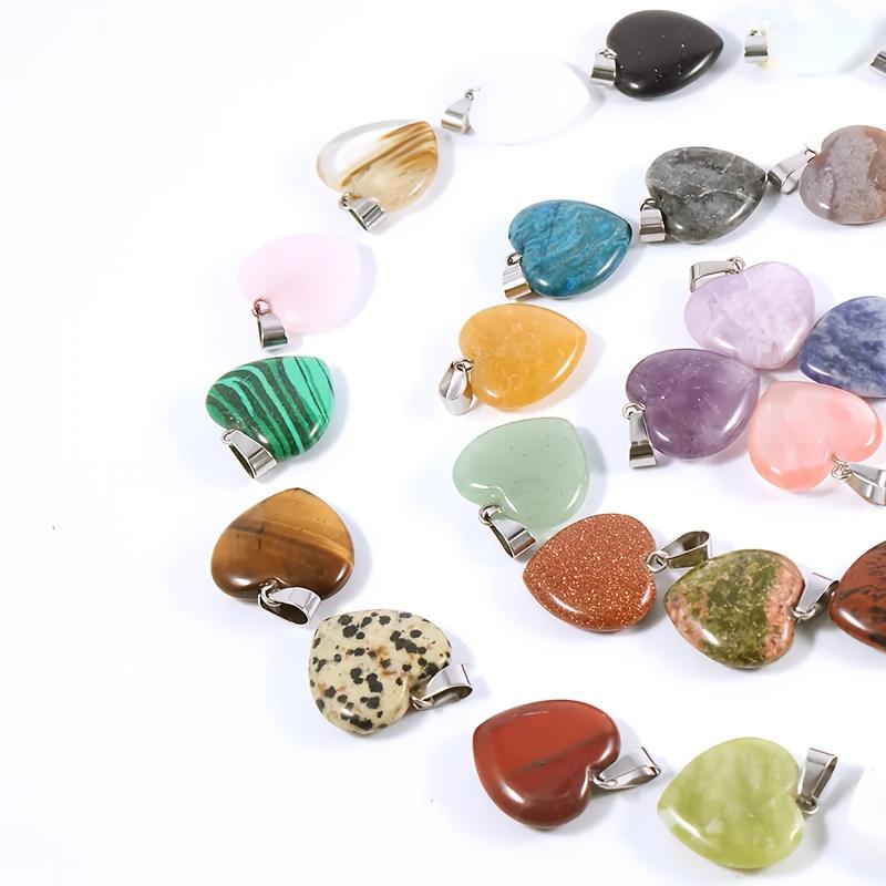 Random 5pcs Charming Heart-Shaped Natural Stone Pendants - Perfect For DIY Jewelry, Necklaces & Bracelets - Unique Colors
Random 5pcs Charming Heart-Shaped Natural Stone Pendants - Perfect For DIY Jewelry, Necklaces & Bracelets - Unique Colors