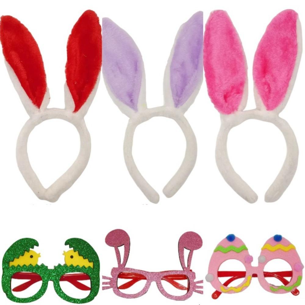 Набор 6/12 шт. Праздничные украшения Пасхальные очки Повязки на голову Головной убор с кроличьими ушками Для костюмов для косплея 6Pcs Set Style1
Набор 6/12 шт. Праздничные украшения Пасхальные очки Повязки на голову Головной убор с кроличьими ушками Для костюмов для косплея 6Pcs Set Style1