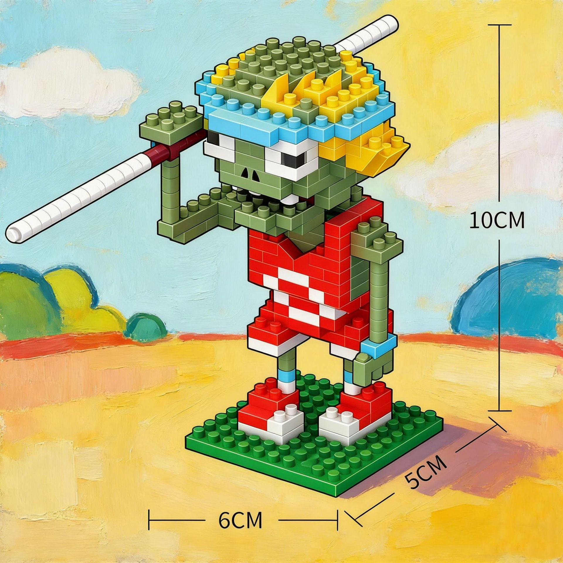 Le Bai Yu Zombie Plant Pet Assembly Toy: Creative Micro Diamond Block Set for Desktop Education
Le Bai Yu Zombie Plant Pet Assembly Toy: Creative Micro Diamond Block Set for Desktop Education