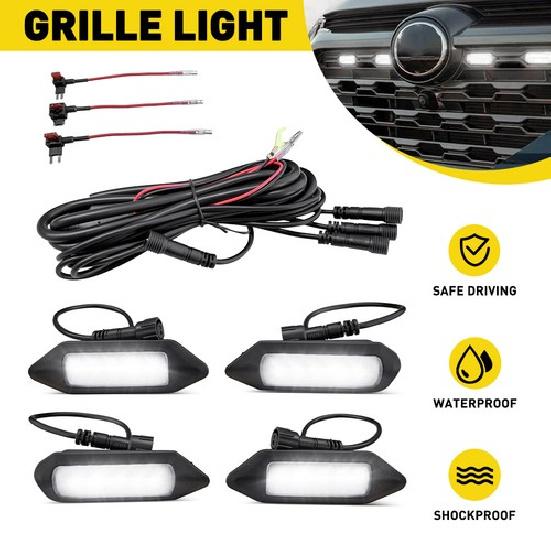 For -2024 Toyota RAV4 XLE LED White Lamps Grille Lights w/ Fuse adapter EXV
For -2024 Toyota RAV4 XLE LED White Lamps Grille Lights w/ Fuse adapter EXV