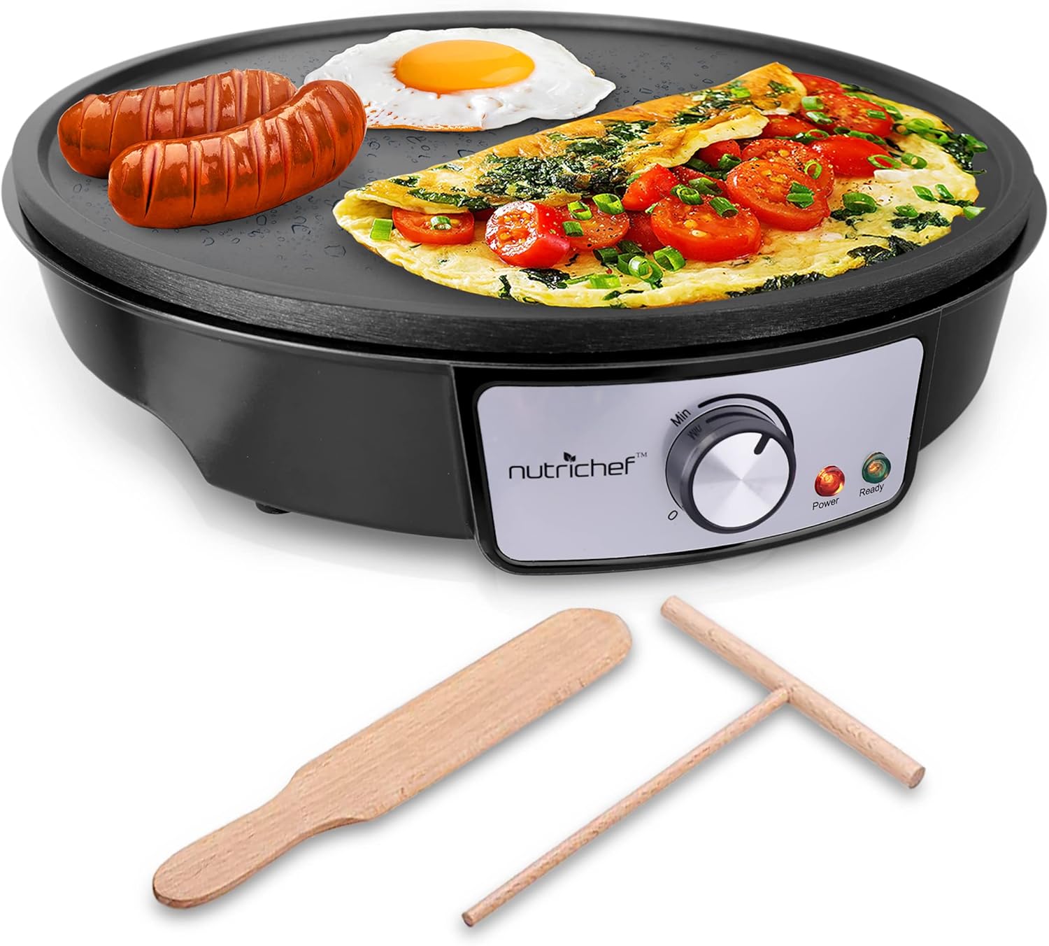 Crepe Maker Nonstick 12 Inch Hot Plate Adjustable Temperature Control United States
Crepe Maker Nonstick 12 Inch Hot Plate Adjustable Temperature Control United States