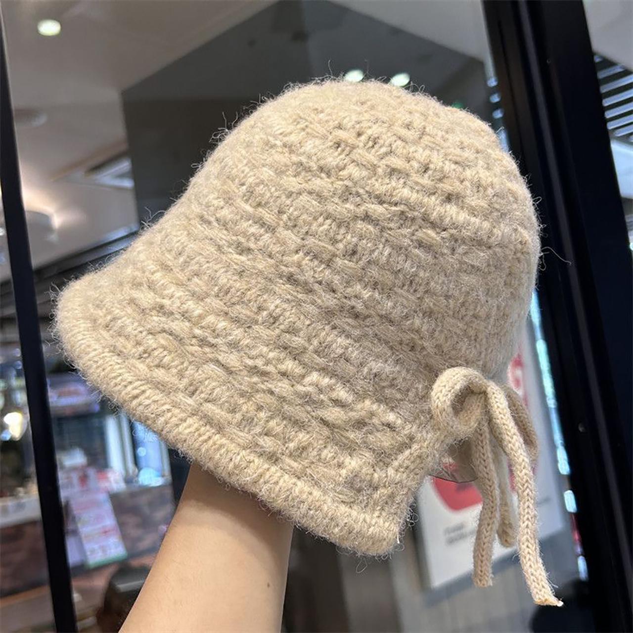 Winter Knitted Warm Bucket Hat for Women Korean Warm Fisherman Cap Solid Color Woolen Basin Caps 55-58cm бежевый
Winter Knitted Warm Bucket Hat for Women Korean Warm Fisherman Cap Solid Color Woolen Basin Caps 55-58cm бежевый