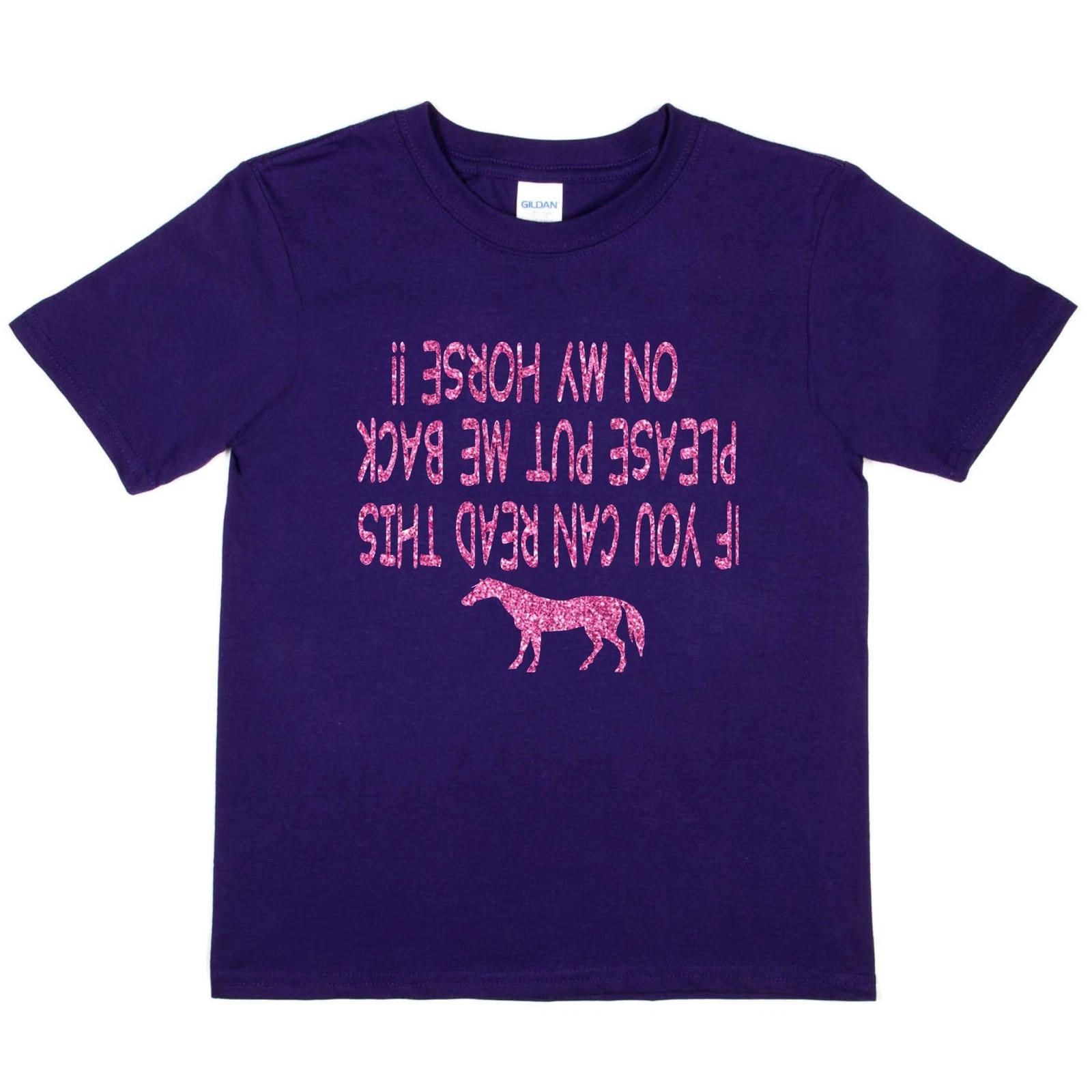 If You Can Read This Put Me Back On My Horse Pony Funny Girls Kids T shirt M
If You Can Read This Put Me Back On My Horse Pony Funny Girls Kids T shirt M
