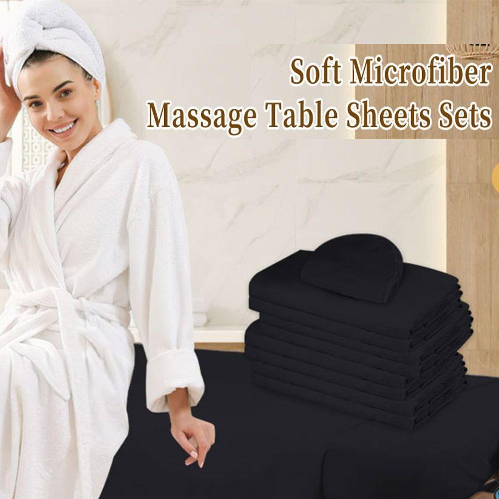 3pcs Microfiber Massage Table Sheets Set Premium Fitted Sheet New Fitted Face Rest Cover сірий
3pcs Microfiber Massage Table Sheets Set Premium Fitted Sheet New Fitted Face Rest Cover сірий