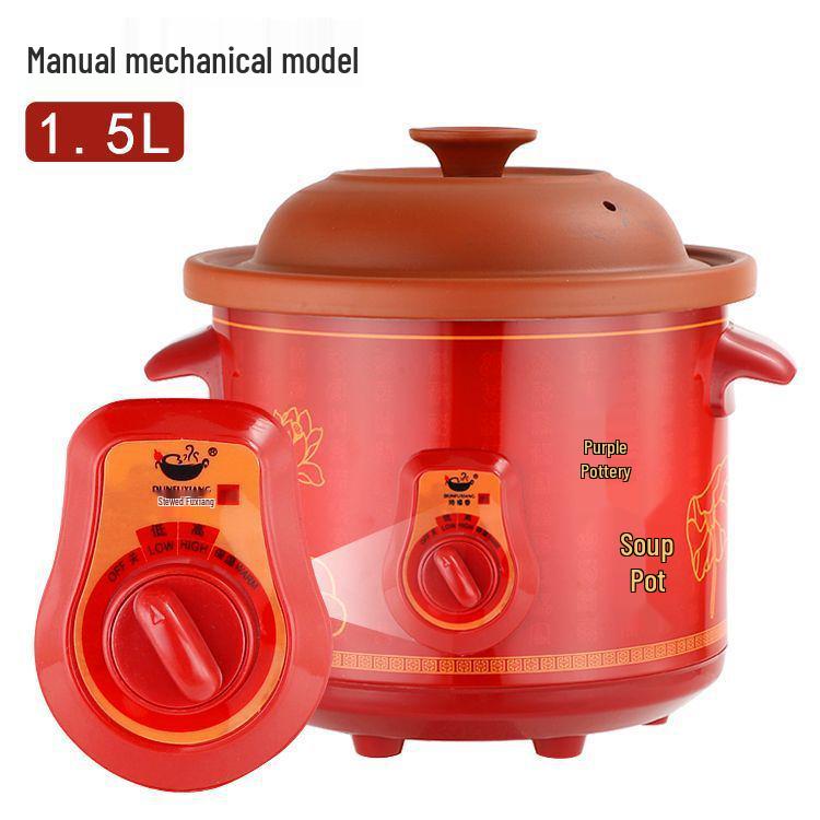 Smart Zisha Clay Stew Pot: Automatic Soup & Porridge Cooker for Health Preservation Manual
Smart Zisha Clay Stew Pot: Automatic Soup & Porridge Cooker for Health Preservation Manual