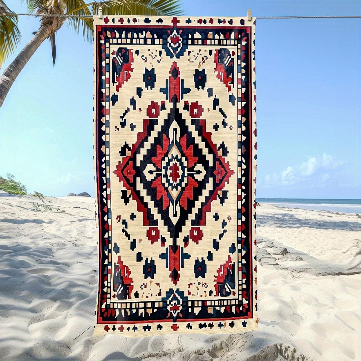 Bohemian Style Print Beach Towel Patterned Sunscreen And Windproof Suitable For Swimming Pool Camping Travel Blanket W30*H60(CM)
Bohemian Style Print Beach Towel Patterned Sunscreen And Windproof Suitable For Swimming Pool Camping Travel Blanket W30*H60(CM)