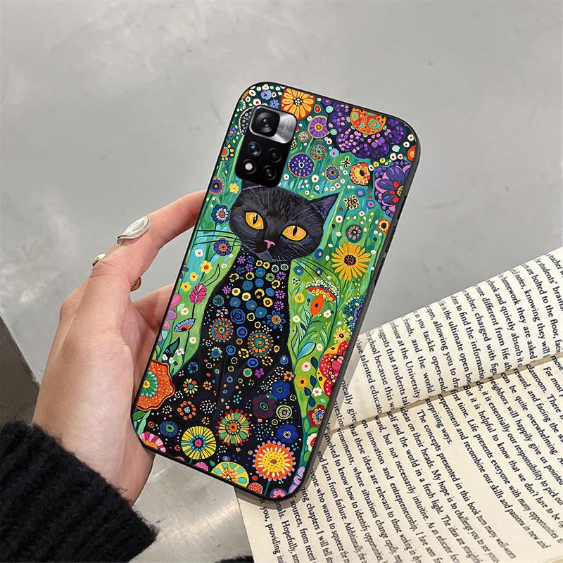 Phone Case For Xiaomi Poco C71 15T 14T Pro Redmi note 15 14 14 13 Pro Redmi A5 15C 13C Black Cat Flower Art Redmi Note 15 5G
Phone Case For Xiaomi Poco C71 15T 14T Pro Redmi note 15 14 14 13 Pro Redmi A5 15C 13C Black Cat Flower Art Redmi Note 15 5G