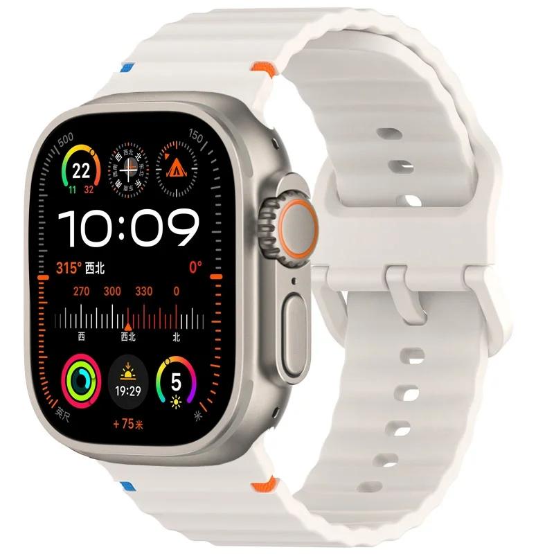 Strap for Apple Watch Band 46mm 44mm 45mm 42mm 38mm 41mm Sport Silicone Watch Band iwatch series 9 8 7 ultra2 49mm se 6 Bracelet 46mm 44mm 45mm 49mm
Strap for Apple Watch Band 46mm 44mm 45mm 42mm 38mm 41mm Sport Silicone Watch Band iwatch series 9 8 7 ultra2 49mm se 6 Bracelet 46mm 44mm 45mm 49mm