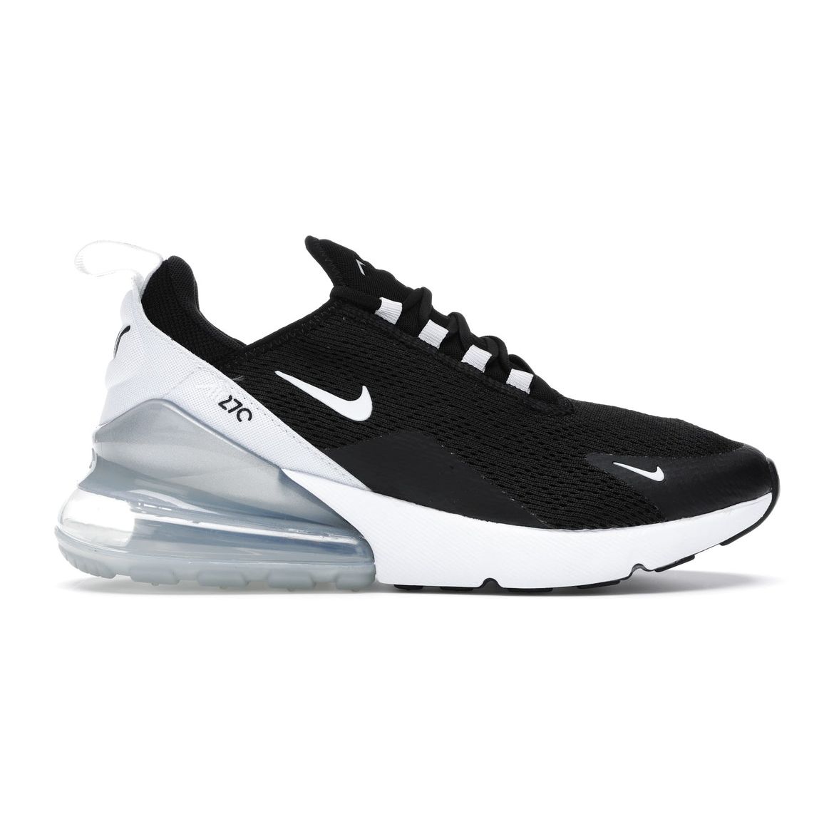 Nike Air Max 270 Черные женские кроссовки бело-чисто-платиново-белые AH6789-013
Nike Air Max 270 Черные женские кроссовки бело-чисто-платиново-белые AH6789-013