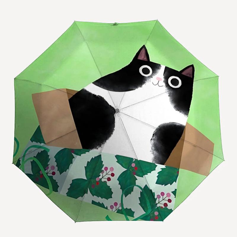 1pc Cat Automatic Open/Close Umbrella Sturdy Iron Frame, Compact Travel Umbrella - Perfect Gift for Women, Men, Birthdays027
1pc Cat Automatic Open/Close Umbrella Sturdy Iron Frame, Compact Travel Umbrella - Perfect Gift for Women, Men, Birthdays027