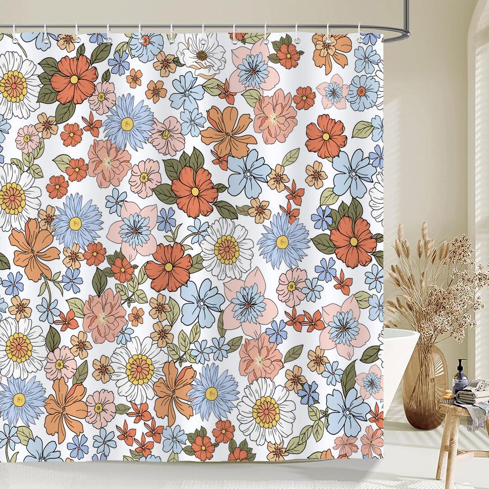 3D Shower Curtains Flowers Bathroom Curtain With Hooks Waterproof Print 180X240Cm Polyester Cloth Bathroom Decoration Screen W60H190(CM)-1 Pcs
3D Shower Curtains Flowers Bathroom Curtain With Hooks Waterproof Print 180X240Cm Polyester Cloth Bathroom Decoration Screen W60H190(CM)-1 Pcs