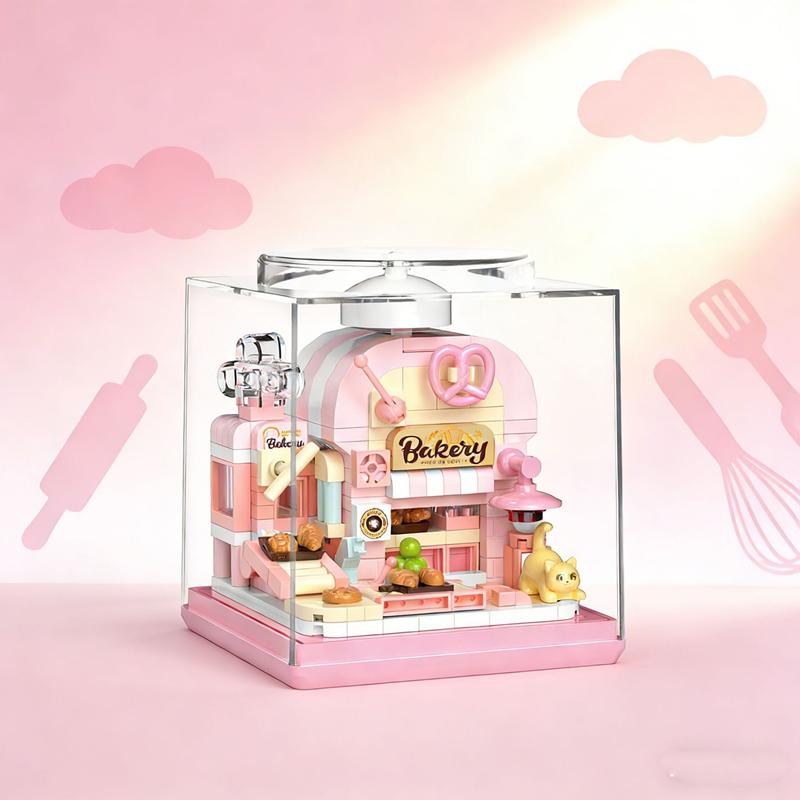 Cat Street View Coffee Shop Flower Shop Panda View Hut Children s Educational Building Block Toy Birthday Gift With box
Cat Street View Coffee Shop Flower Shop Panda View Hut Children s Educational Building Block Toy Birthday Gift With box