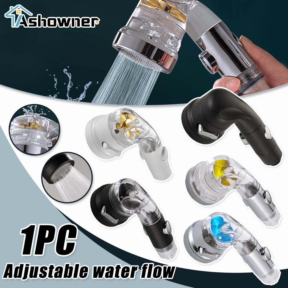 Пропеллерная душевая головка высокого давления с фильтром, регулируемые душевые головки со шлангом, экономия воды, ручной душ One Click Home 1PC All Black 
Пропеллерная душевая головка высокого давления с фильтром, регулируемые душевые головки со шлангом, экономия воды, ручной душ One Click Home 1PC All Black