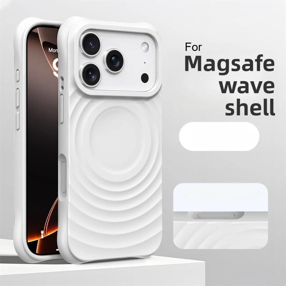 Чехол для телефона с текстурой ряби на воде, с магнитной зарядкой, для IPhone Air 17 16 15 14 Pro Max, для Magsafe, защитный чехол из жидкого силикона iPhone 14 Pro Max белый
Чехол для телефона с текстурой ряби на воде, с магнитной зарядкой, для IPhone Air 17 16 15 14 Pro Max, для Magsafe, защитный чехол из жидкого силикона iPhone 14 Pro Max белый